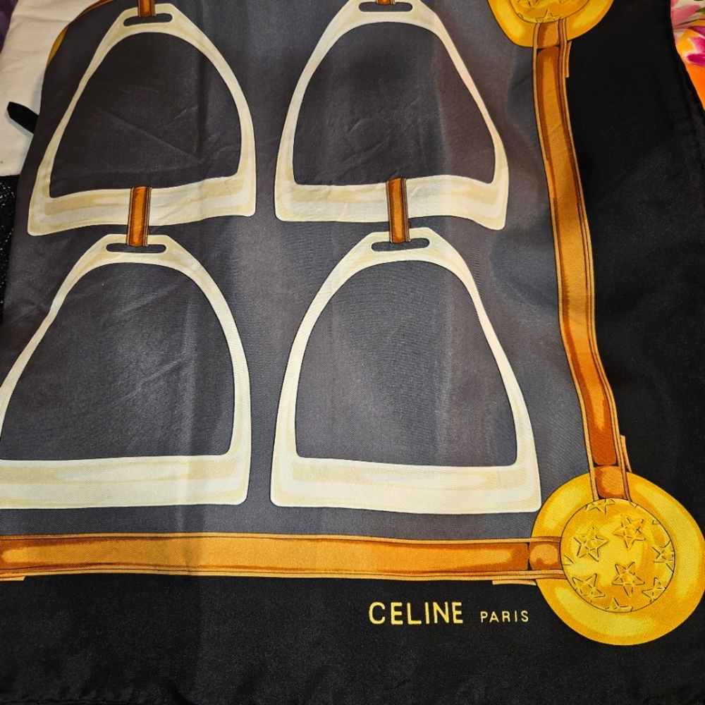 Vintage Celine Paris Scarf
